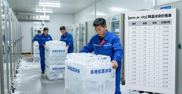 荔湾降温冰块多少钱一吨？本地制冰厂报价来了